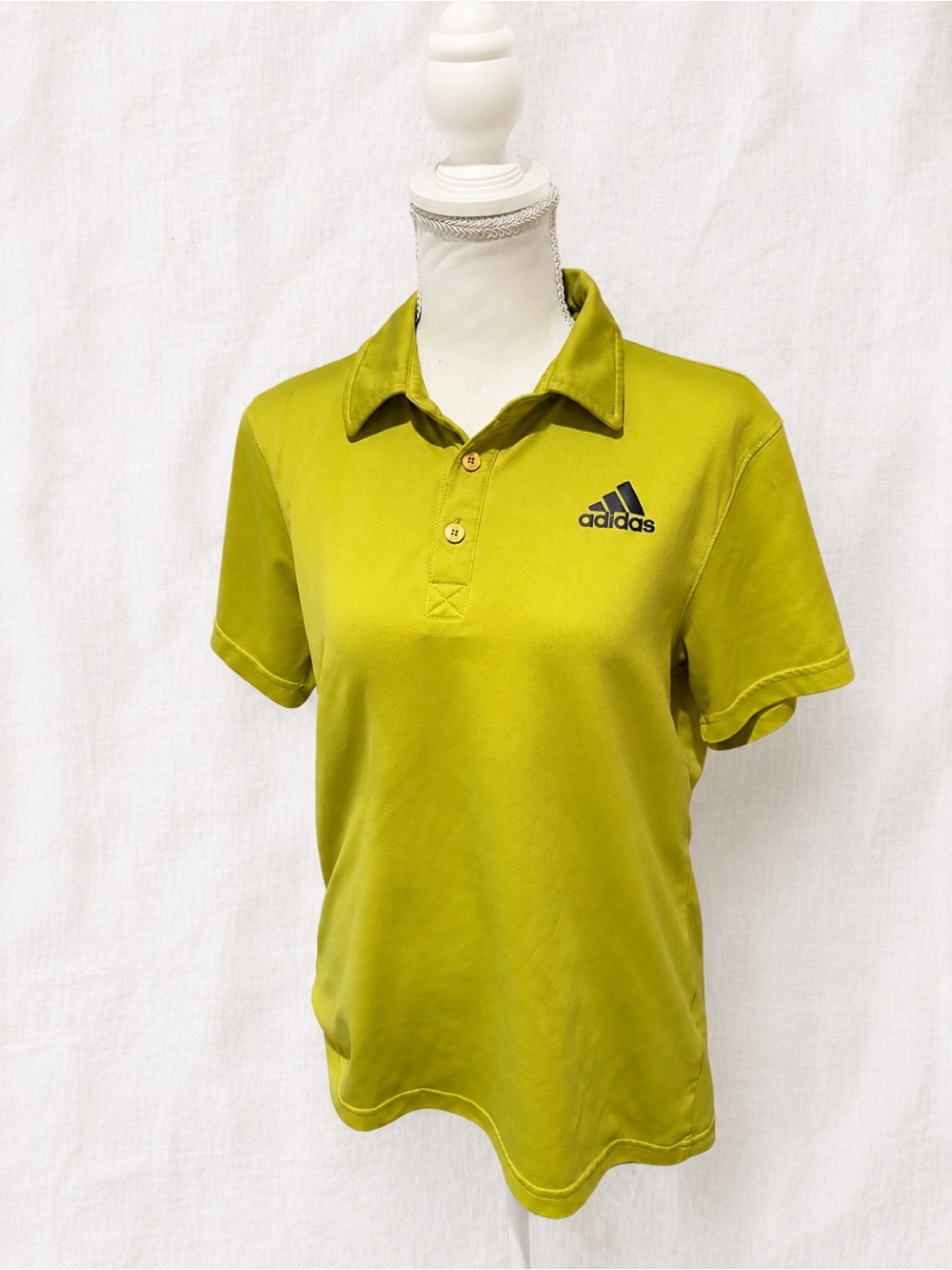 adidas Olive Green Short Sleeve Polo